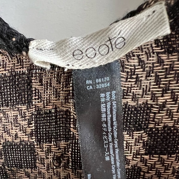 Ecote kimono poncho cover up boho bohemian - Picture 6 of 6